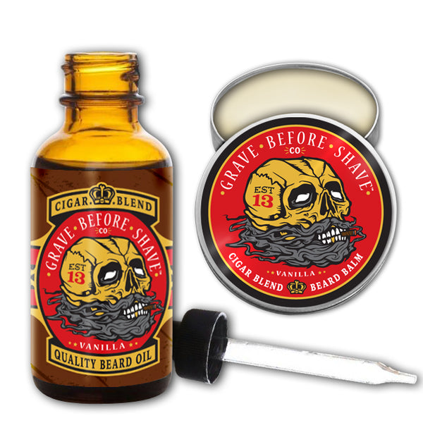 GBS Balm and Oil Beard Pack Grave Before Shave