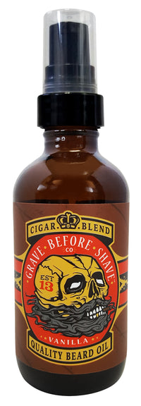 4oz. BIG BOTTLE OF GRAVE BEFORE SHAVE™  BEARD OIL