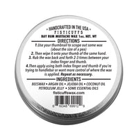 Bay Rum Scent Fisticuffs Mustache Wax