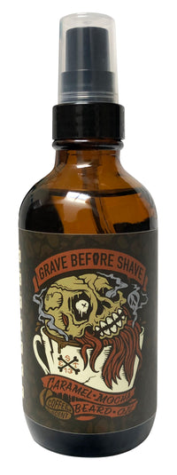 4oz. BIG BOTTLE OF GRAVE BEFORE SHAVE™  BEARD OIL