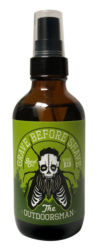 4oz. BIG BOTTLE OF GRAVE BEFORE SHAVE™  BEARD OIL