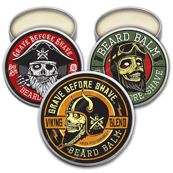GRAVE BEFORE SHAVE™ BEARD BALM 3 PACK Grave Before Shave