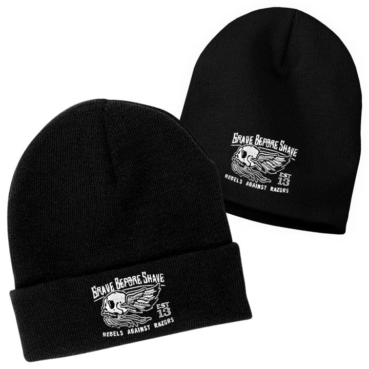 【DIG YOUR OWN GRAVE】SHADOW FANG BEANIE FIELD GRADE DEMON TIME BLACK CUFF BEANIE 1004362 - Shiekh
