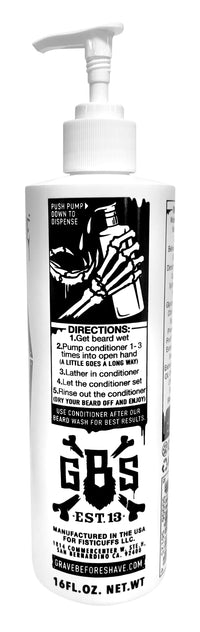 GRAVE BEFORE SHAVE™  BEARD Conditioner 16 oz. Pump-top