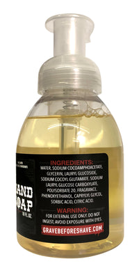 Grave Before Shave Foaming Hand Soap Bay Rum scent