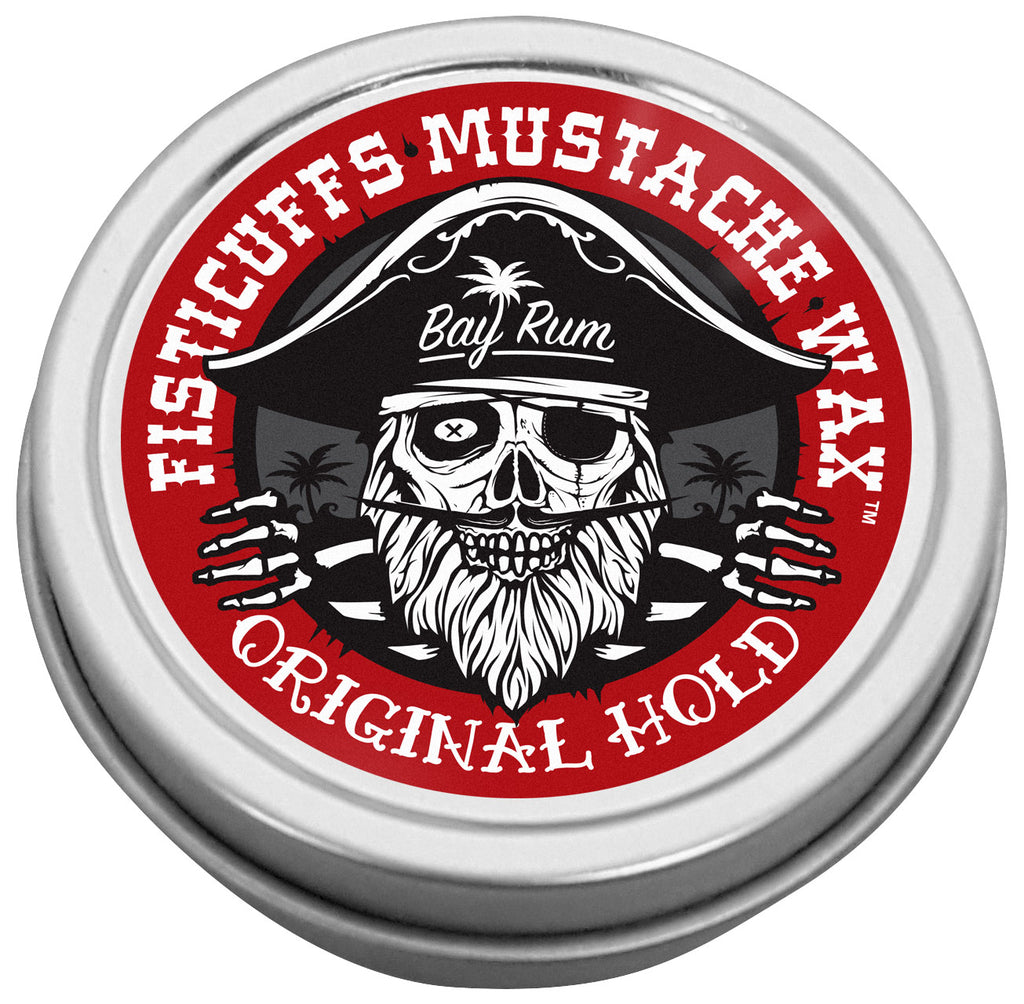Bay Rum Scent Fisticuffs Mustache Wax "Original hold" Grave Before Shave