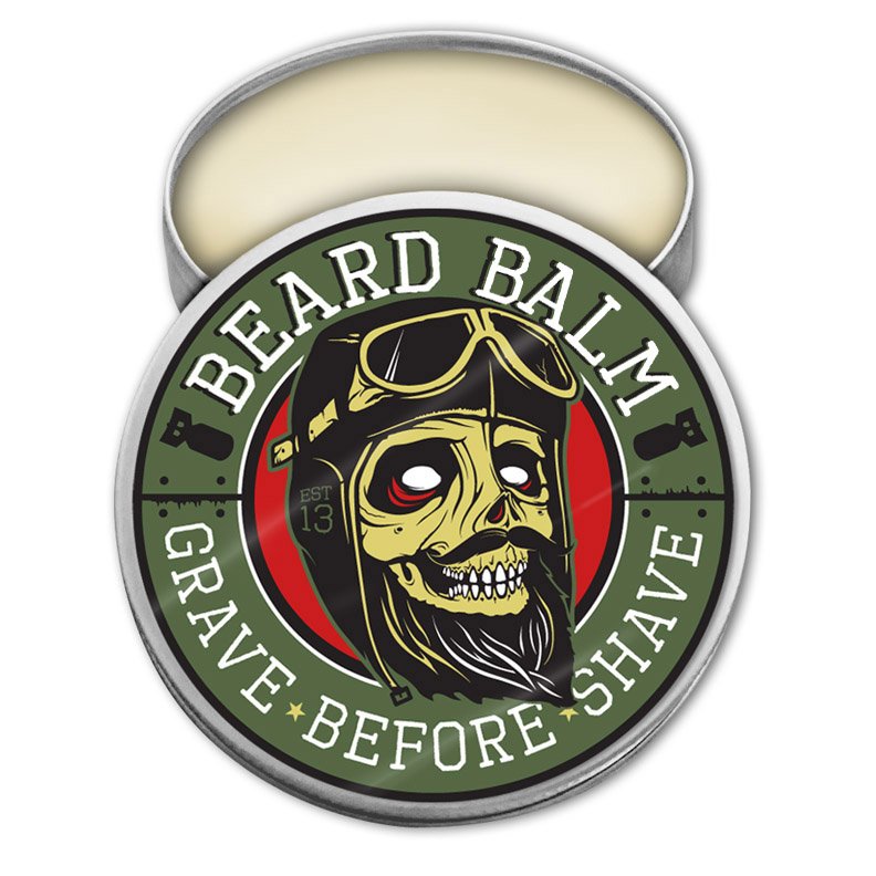 Grave Before Shave Beard Butter - 4oz Teakwood Scent, All Natural Conditioning