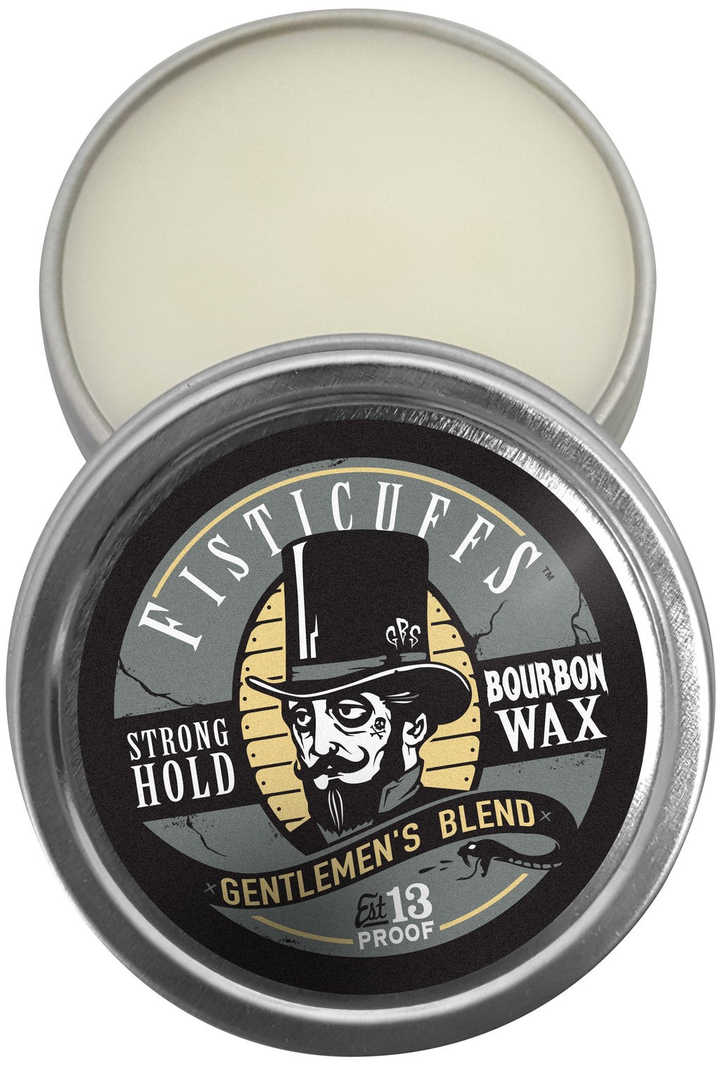 FISTICUFFS™ STRONG HOLD MUSTACHE WAX DUAL PACK Grave Before Shave