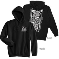 GRAVE BEFORE SHAVE™  Never Fold Pullover Hoodie