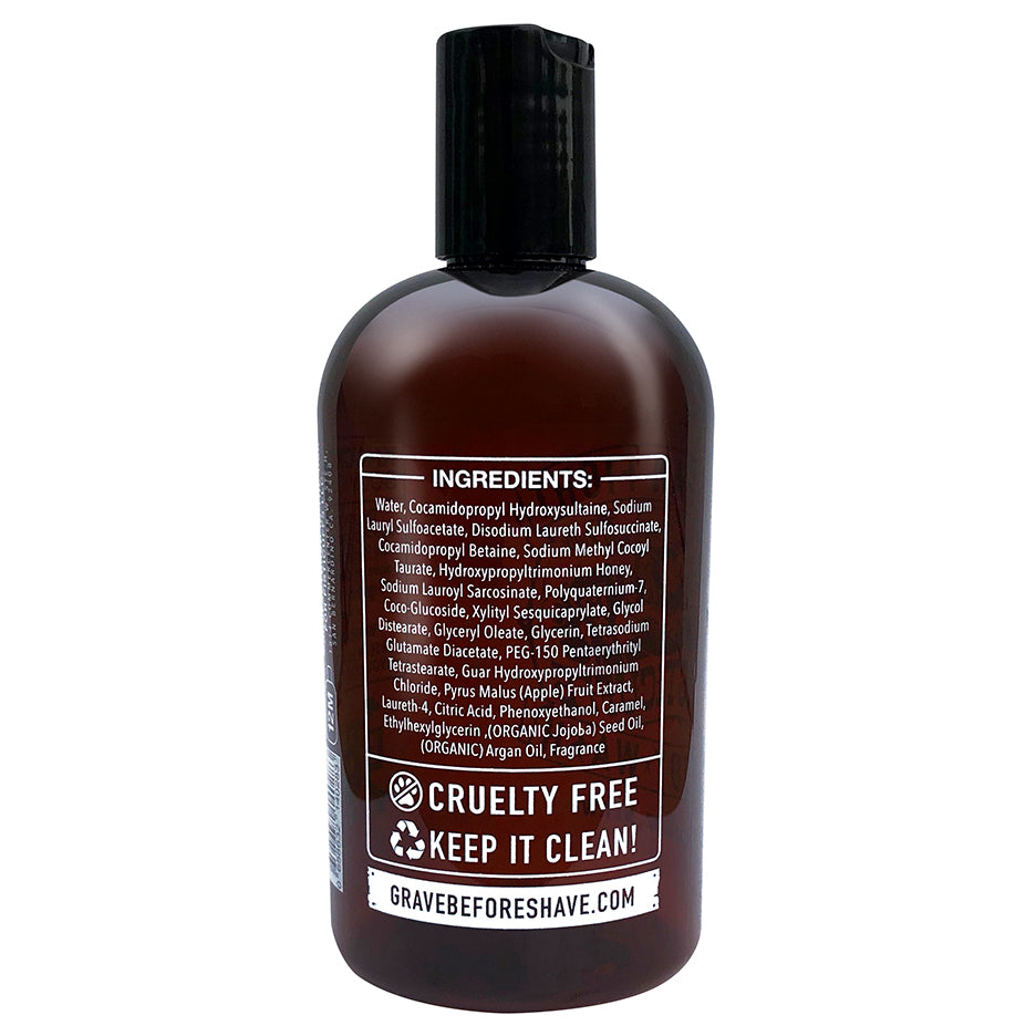 Fisticuffs Bay Rum Body Wash 12 oz. Bottle Grave Before Shave
